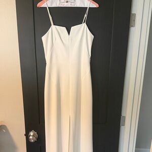 Halston Heritage White Maxi Dress